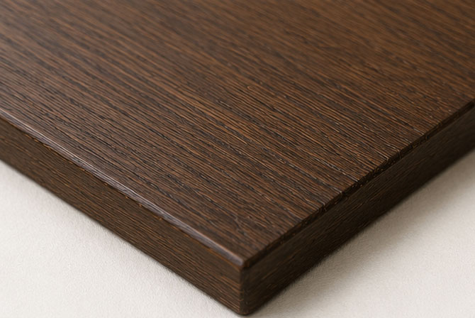 Hardwax oil finish on oak